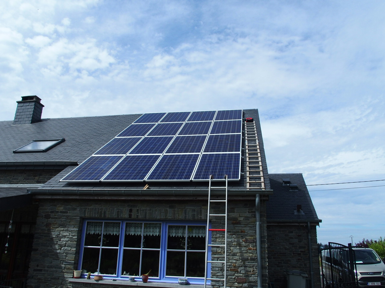 Nouvelle installation photovoltaïque à Paliseul...